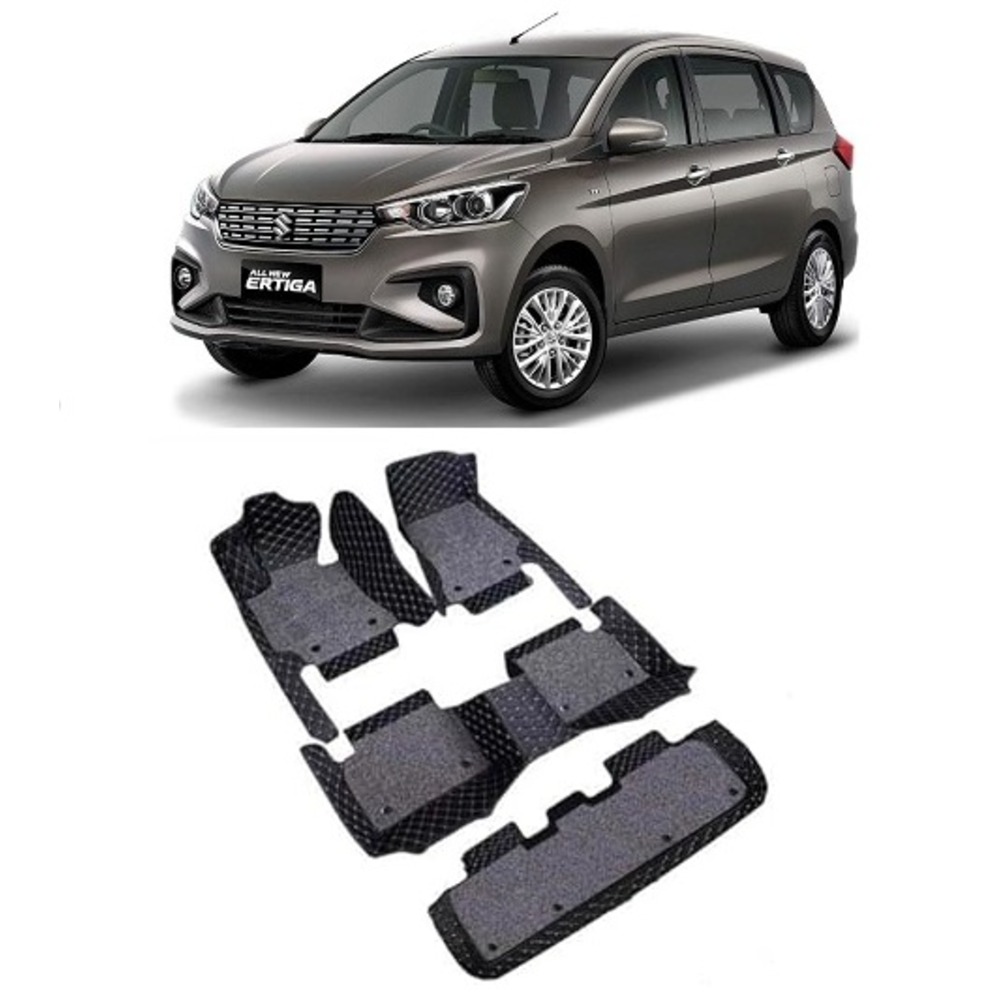 Floor Mats for Ertiga New - black